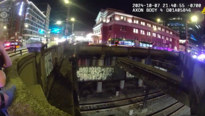 Brave Seattle Cop Saves Man From Moving Train