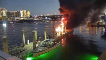 Boat Explodes While Fueling In Fort Lauderdale