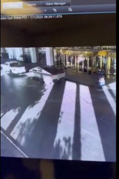 A Tesla Cybertruck has exploded at Trump Tower in Las Vegas