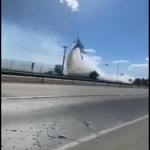 A plane helping to extinguish fires crashes in Los Angeles
