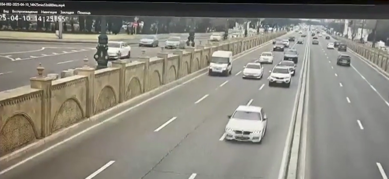 Car Jump to other Side of road In Russia