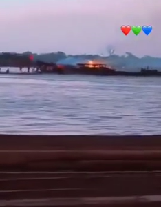 Many people Injured after Boat catches fire in Congo