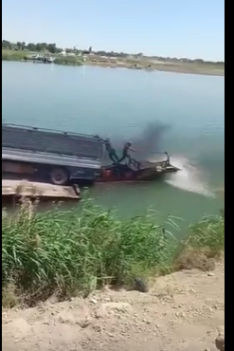 Boat trying to Carry Way too Much Weight Fights Back